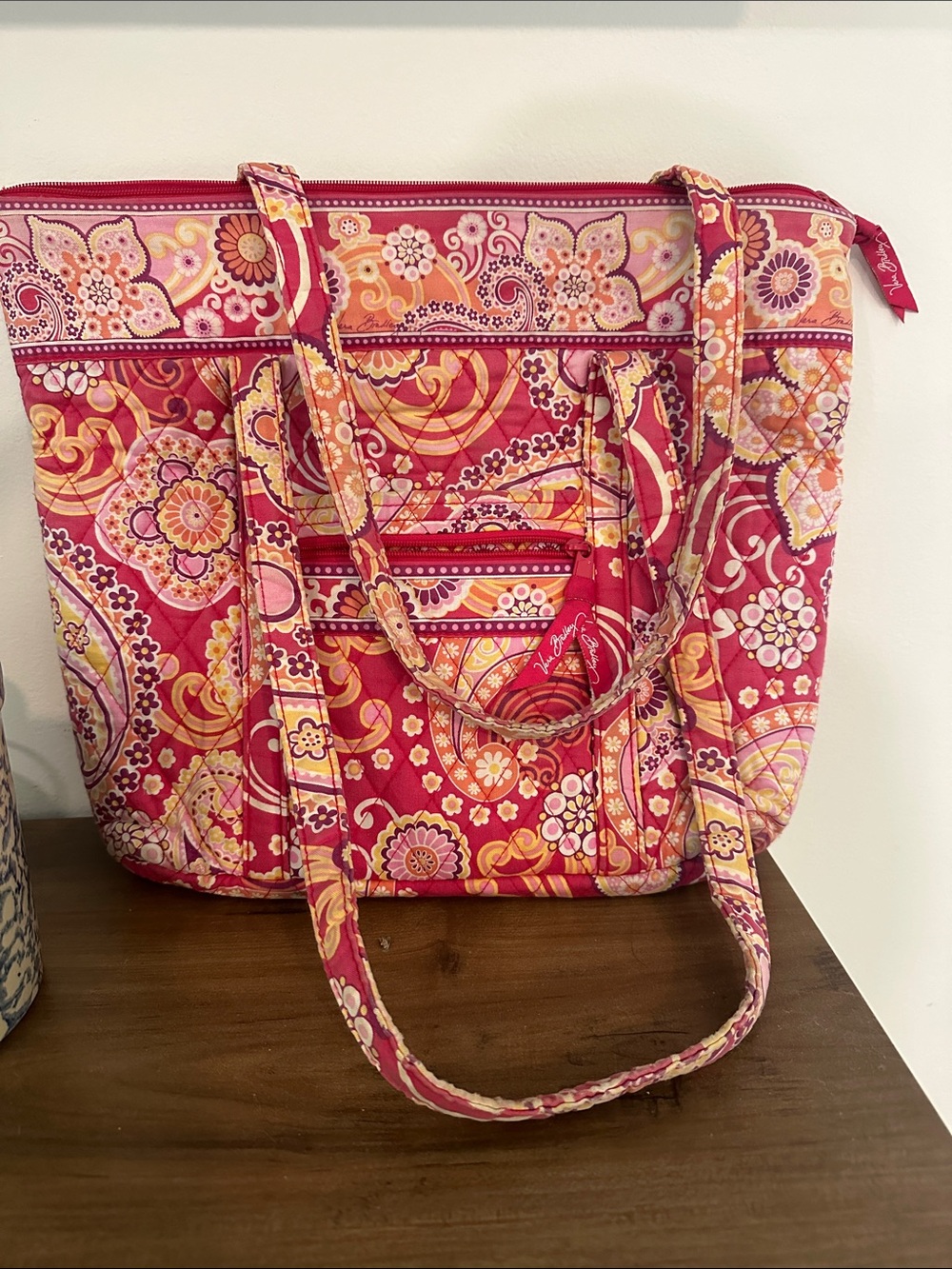 Vera Bradley Raspberry Fizz Tote